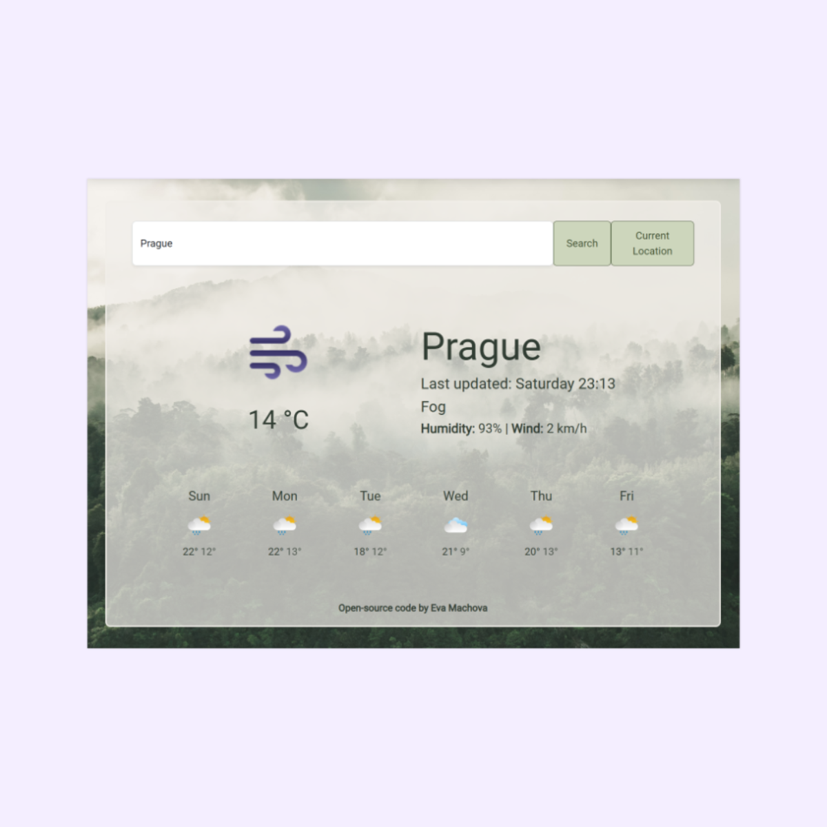 Weather App Preview